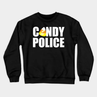 Funny Halloween Gifts Candy Police Crewneck Sweatshirt